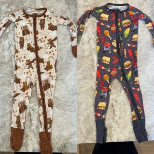 Set of Two Little Sleepies Zippys Beary Sleepy - 18-24 months